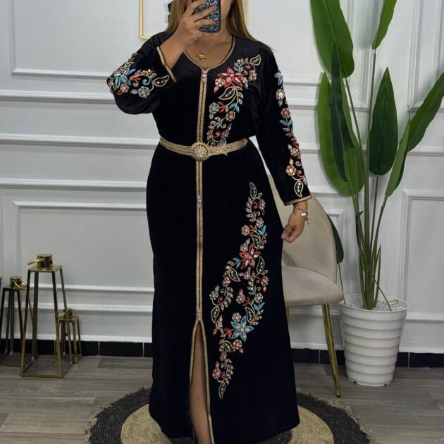 قفطان الريشة قطيفة رويال 142