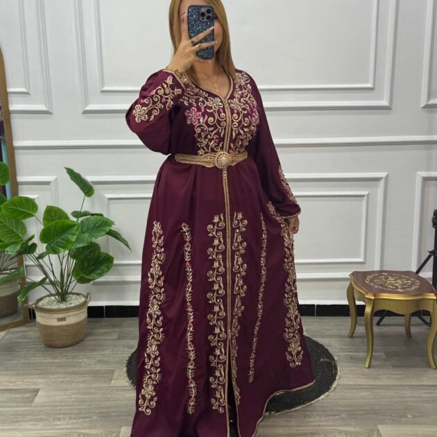 قفطان الياسمينة شارجي ايفازي مقاسات كبيرة من XL حتى 8XL