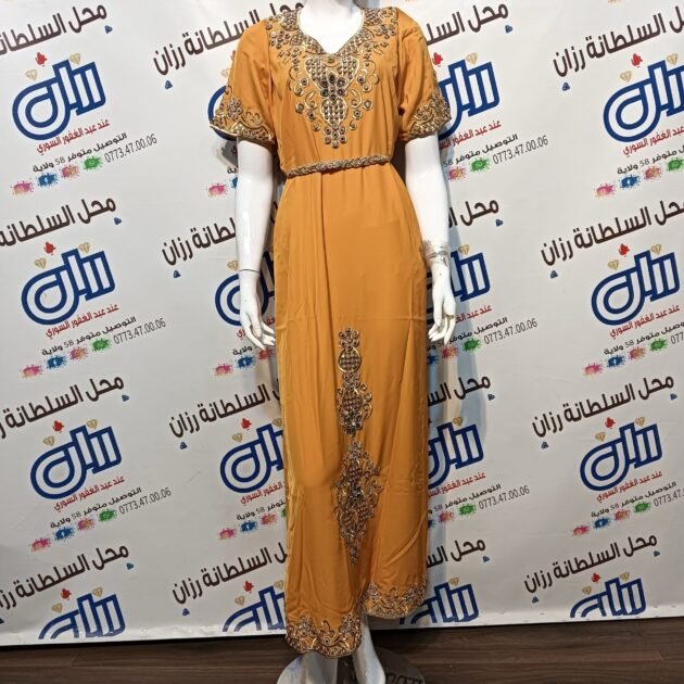 روب ميدي ستة احجار طرز شعرة 182